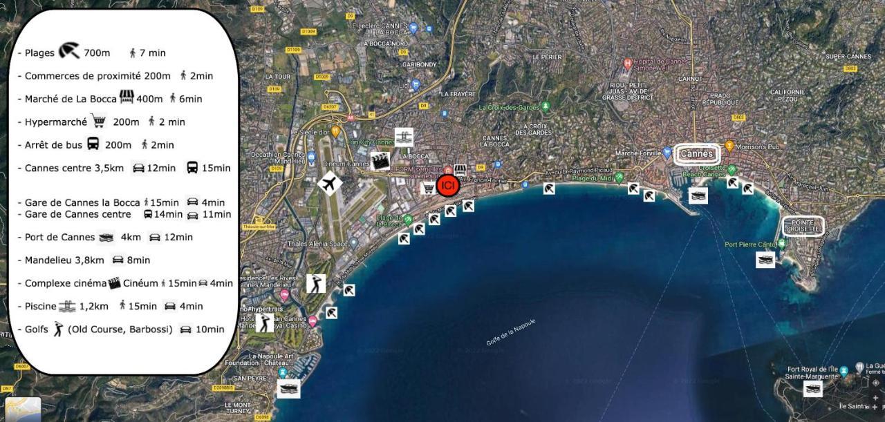 Cannes, Mer A 500 M, Maison Rare Ngoại thất bức ảnh
